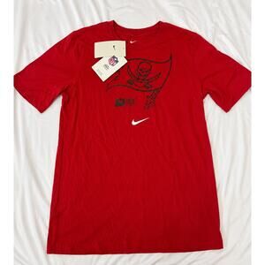 Nike Tampa Bay Buccaneers Youth Medium Red T Shirt NFL Football NWT